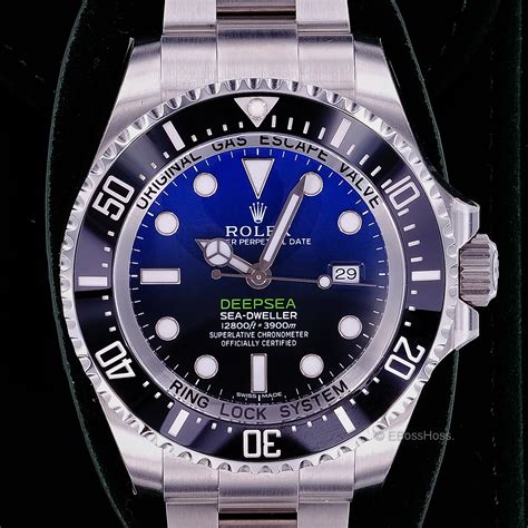 rolex sea dweller deepsea d blue replica|rolex deep sea dweller 44mm.